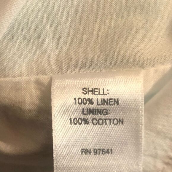 J Jill Love Linen Islands sleeveless shift dress. Size Petite Small. White. - Picture 7 of 7